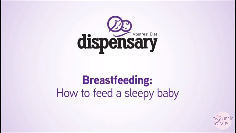 How to feed a sleepy baby