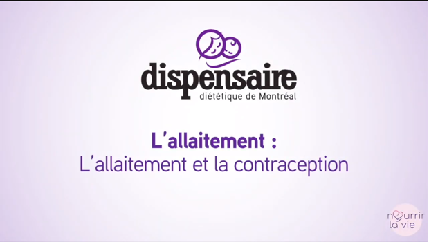 L'allaitement et la contraception