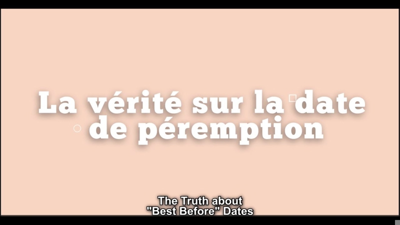 La vérité sur les dates de péremption