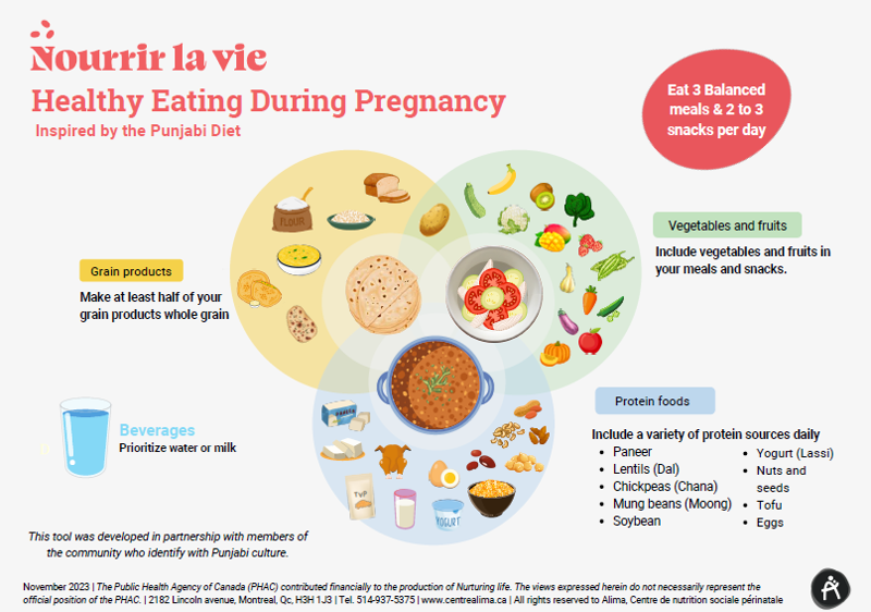 Healthy eating during pregnancy - Inspired by the Punjabi diet 