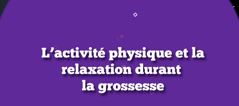 L’activité physique et la relaxation durant la grossesse