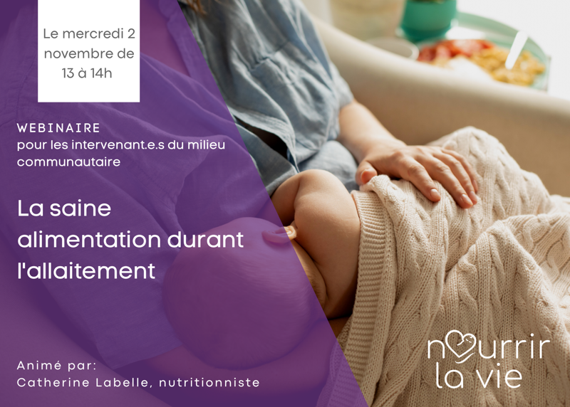 La saine alimentation chez la femme qui allaite