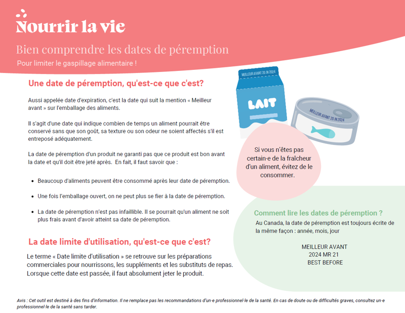 Bien comprendre les dates de péremption
